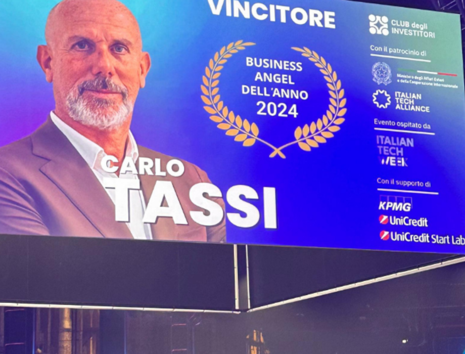 Carlo Tassi named Business Angel of the Year at Italian Tech Week